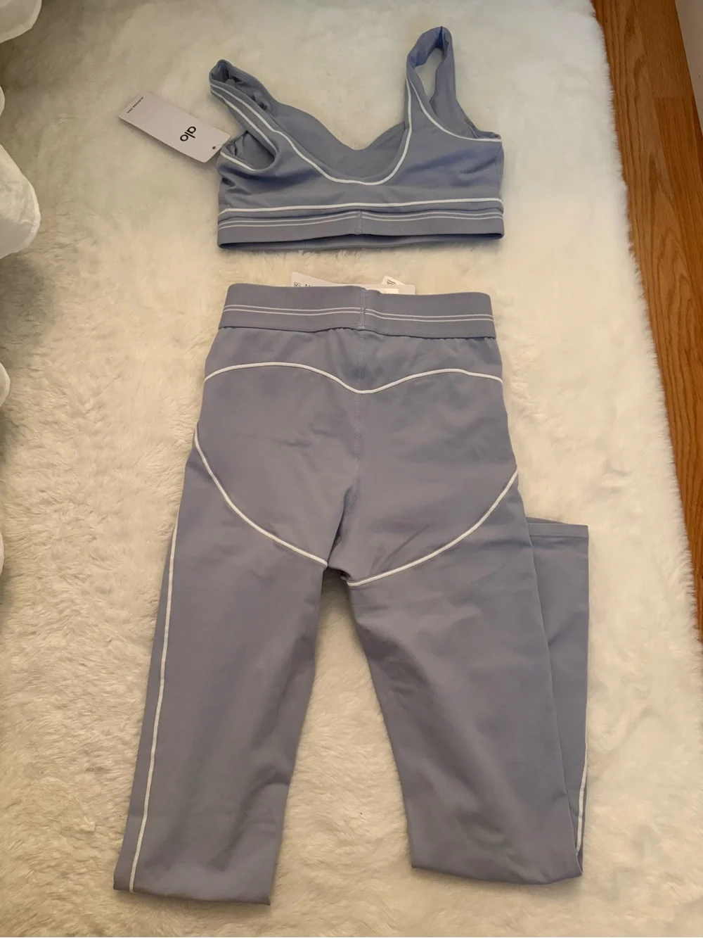 ALO Yoga Frost Sports Bra & Leggings Set